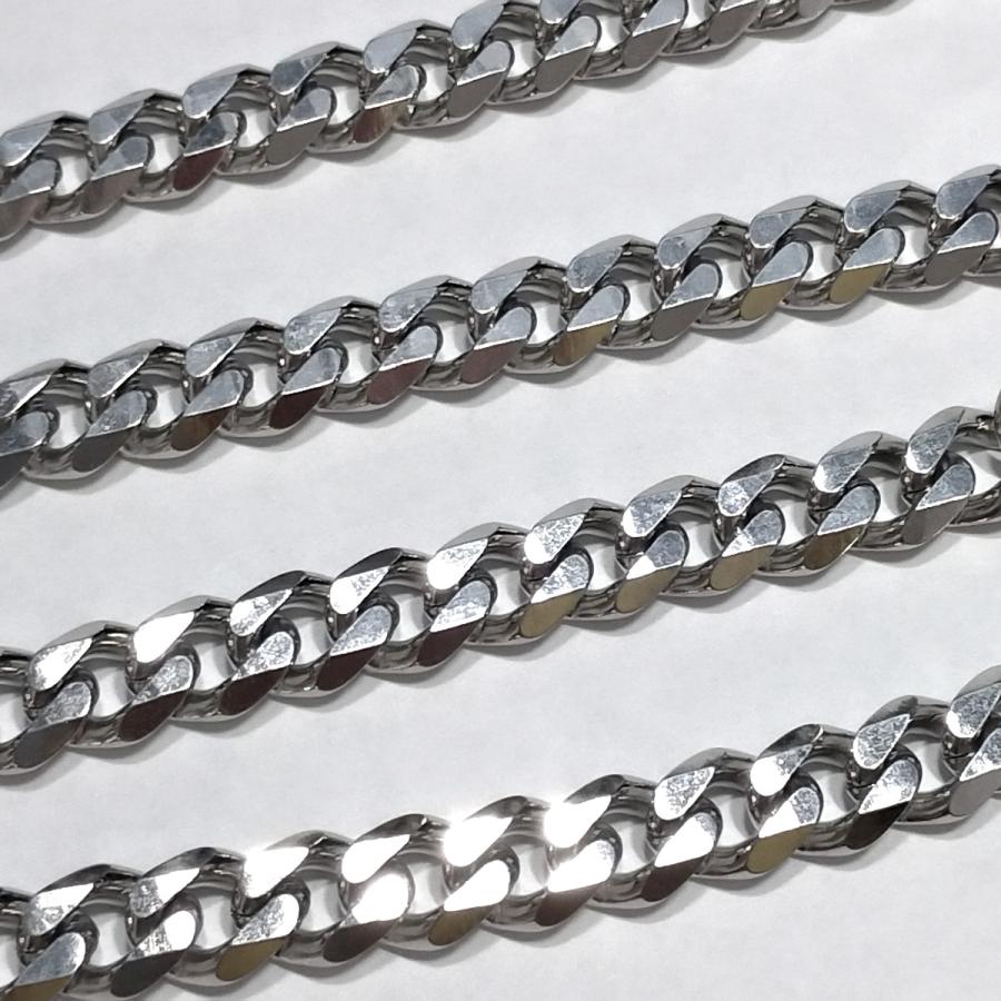 シルバーネックレス 7mm幅 60cm チェーンネックレス 喜平ネックレス 