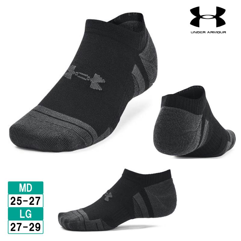 ソックス アンダーアーマー UNDER ARMOUR 靴下 41パフォーマンス ノーショー ソックス  3足セット 1379503｜colorfuldays｜05