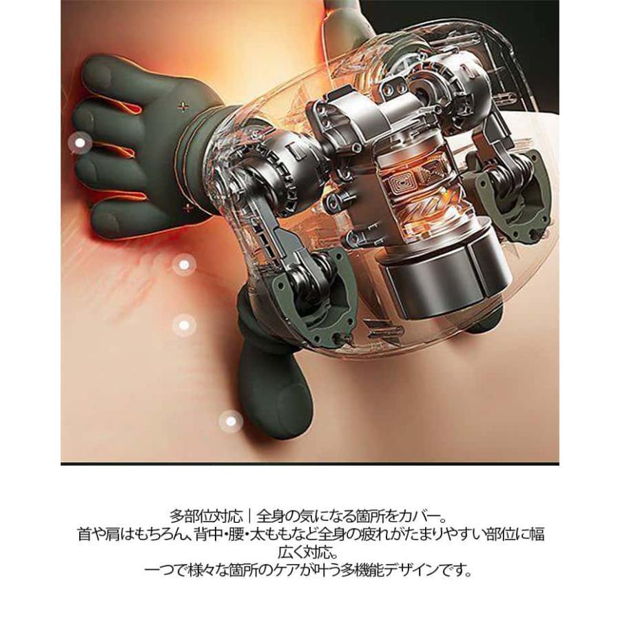 首 肩 マッサージ器 ネックマッサージャー もみほぐし ヒーター