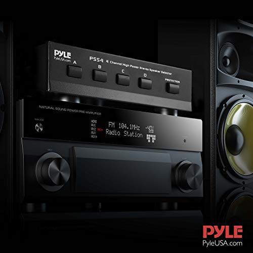 Pyle Home PSS4 4チャネル ステレオ スピーカー セレクター 並行輸入品 [並行輸入品]｜colorfulmarket｜06