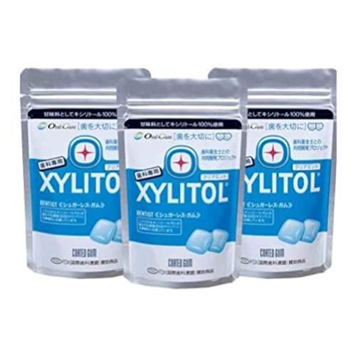 ×3個オーラルケア キシリトールガム ラミチャック クリアミント color31082201dc258bdf12カラフルマート 通販
