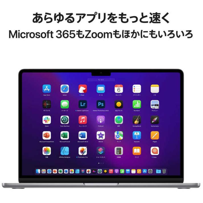 「新品・未開封」Apple アップル MacBook Air Liquid Retinaディスプレイ 13.6インチ MLXW3J/A スペースグレイ M2チップ/8コア SSD 256GB メモリ 8GB｜colorfulstar｜09