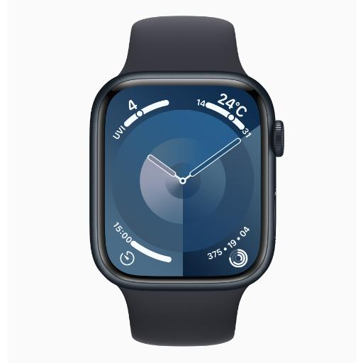 「新品」Apple Watch Series 9 (GPSモデル) - 41mm Midnightミッドナイトアルミニウムケース MR8X3J/A + ミッドナイトスポーツバンド - M/L｜colorfulstar｜02