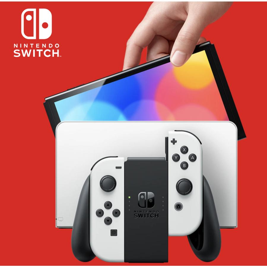 【新品】任天堂 Nintendo Switch (有機ELモデル)  Joy-Con(L)／(R)ホワイト 白 HEG-S-KAAAA ※店頭受取可能｜colorfulstar｜07