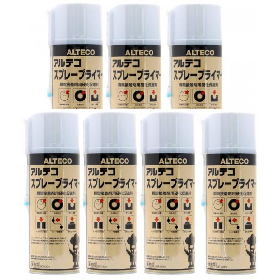 瞬間接着剤用硬化促進剤 アルテコ スプレープライマー 4ml ７本パック P7 カラーマーケット 通販 Yahoo ショッピング