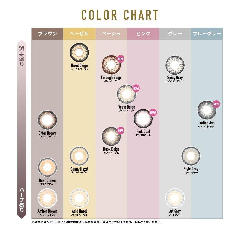 カラコン ワンデー 度あり みちょぱ 池田美優 ドープウィンク 1箱10枚入り 14.5mm BC8.6 GAL盛りハーフ系 1日使用 | DopeWink | 15