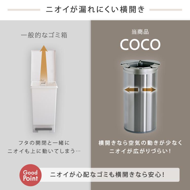 円形 自動開閉ゴミ箱49Lの画像