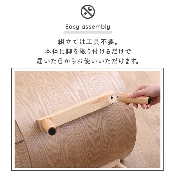 脚付きペットベッド　屋根付きタイプ　天然木製_7