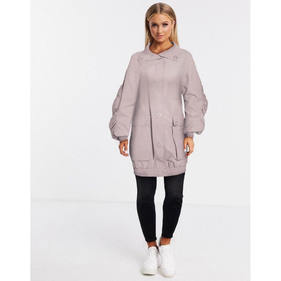激安特価 エイソス コート ダッフルコート レディース Asos Design Oversized Parka With Extreme Sleeves In Lilac エイソス Asos 在庫処分特価 Www Vijayvehicles In
