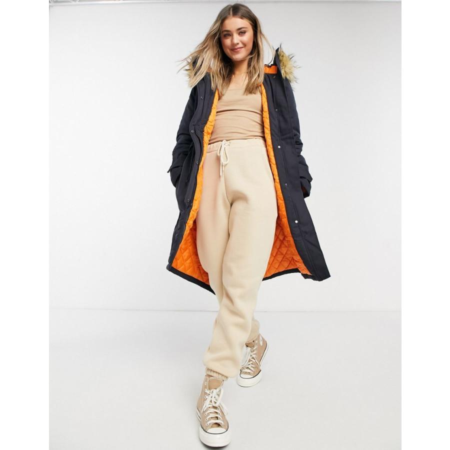 売り尽 フレンチコネクション コート ダッフルコート レディース French Connection Faux Fur Hood Parka In Blue エイソス Asos ブルー 青 C Colors Kira 通販 Yahoo ショッピング 速達メール便送料無料 Etechnologies Shop