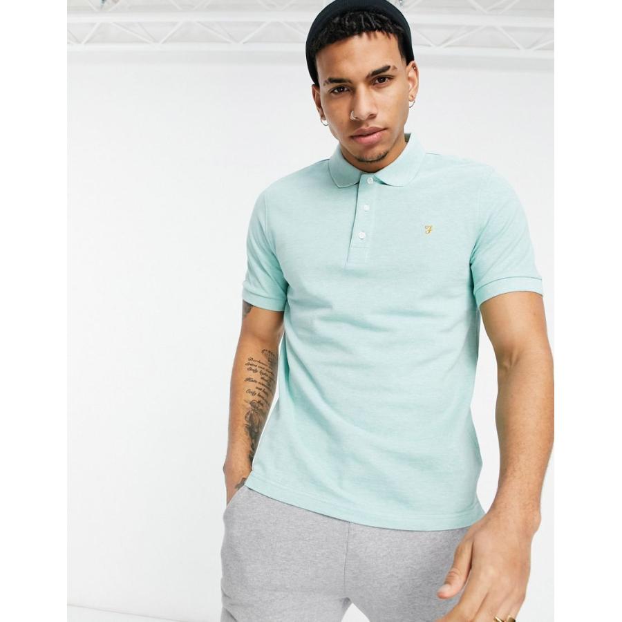 開店祝い ファラー ポロシャツ メンズ Farah Blanes Organic Cotton Polo In Green エイソス Asos グリーン 緑 直営店限定 Skylanceronline Com