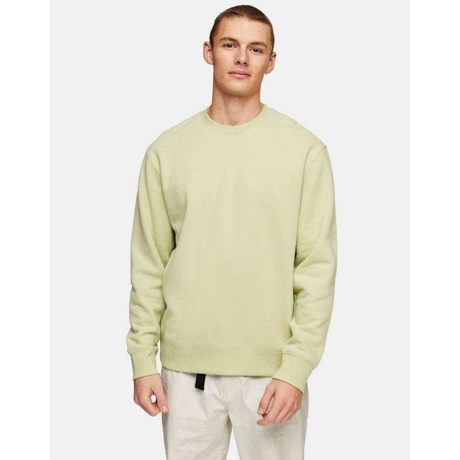 トップマン スウェット トレーナー メンズ Topman Crew Neck Sweat In Light Green エイソス Asos グリーン 緑 C Colors Kira 通販 Yahoo ショッピング