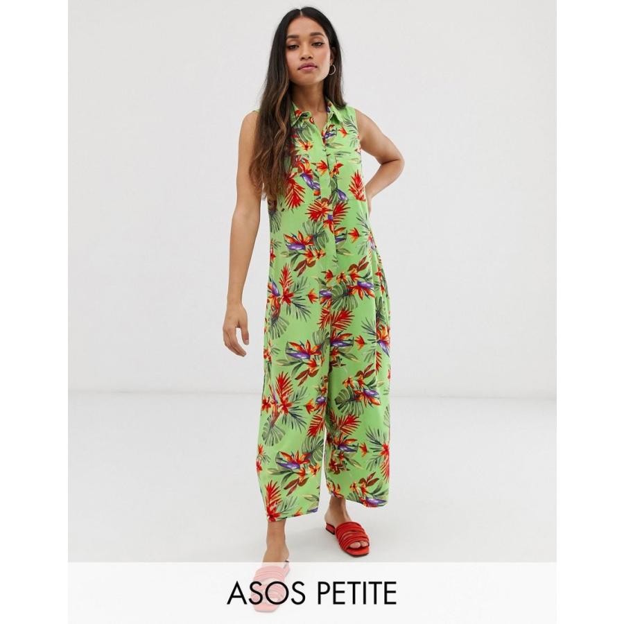 asos tropical jumpsuit
