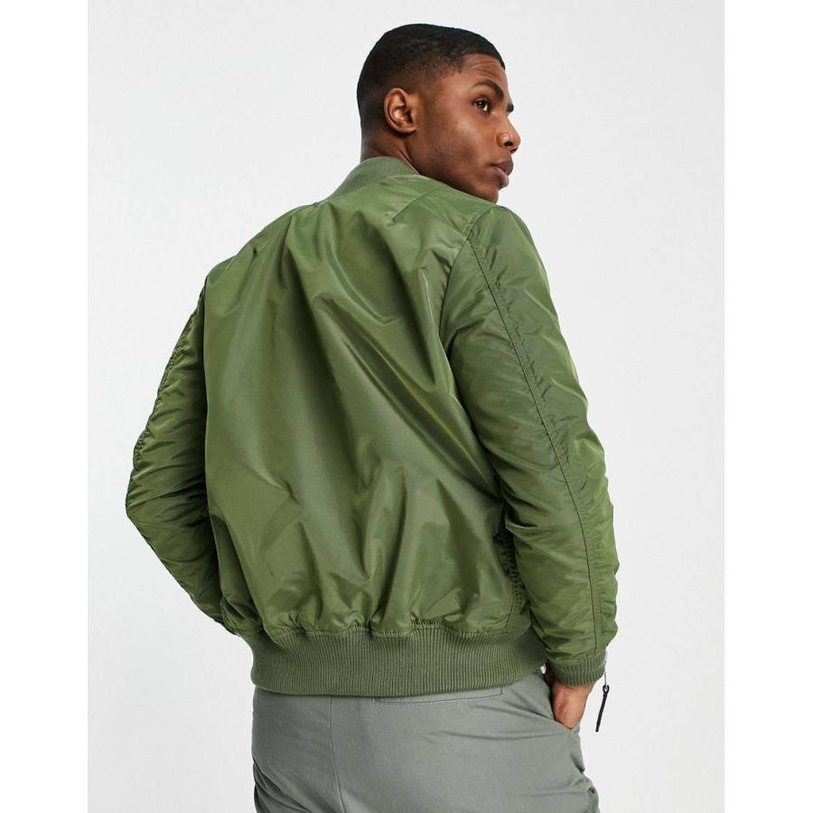 アルファ ジャケット ジャンパー ブルゾン メンズ Alpha Industries Ma 1 Tt Slim Fit Bomber Jacket In Sage Green エイソス Asos グリーン 緑 C Colors Kira 通販 Yahoo ショッピング