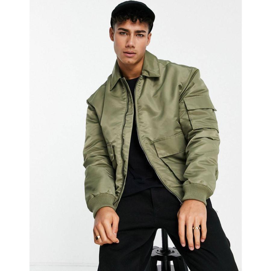 トップマン ジャケット ジャンパー ブルゾン メンズ Topman Ma2 Bomber Jacket In Khaki エイソス Asos カーキ C Colors Kira 通販 Yahoo ショッピング