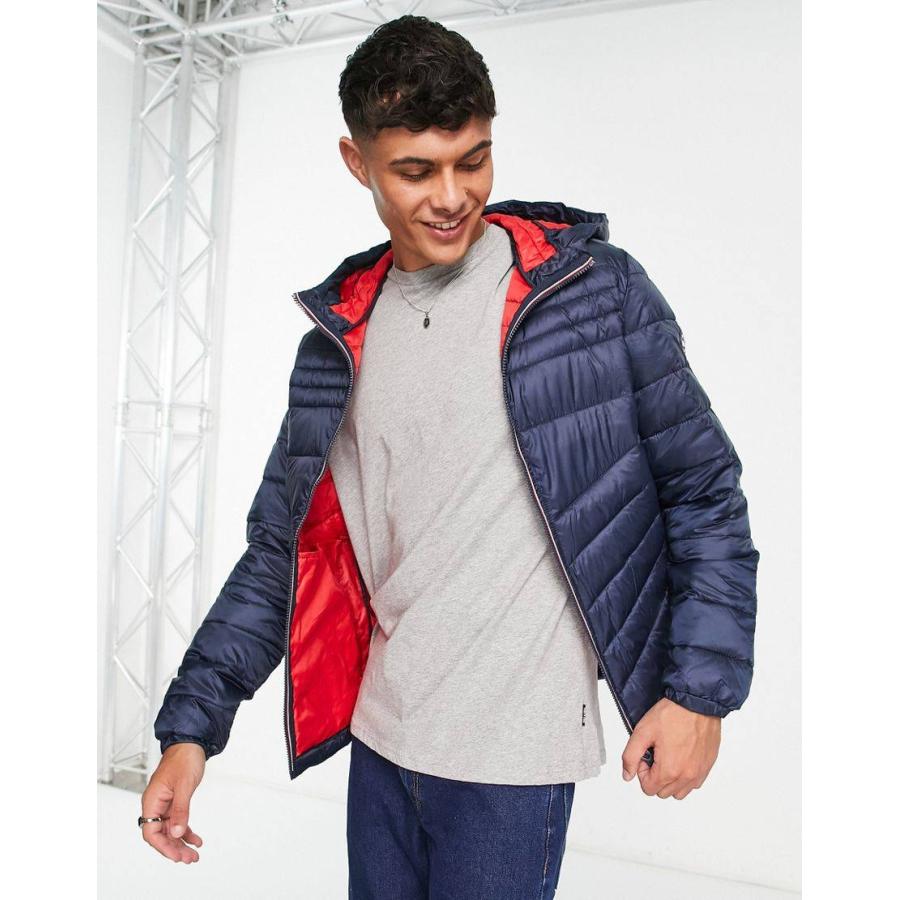 ジャックアンドジョーンズ ジャケット メンズ Jack & Jones Essentials padded jacket with hood