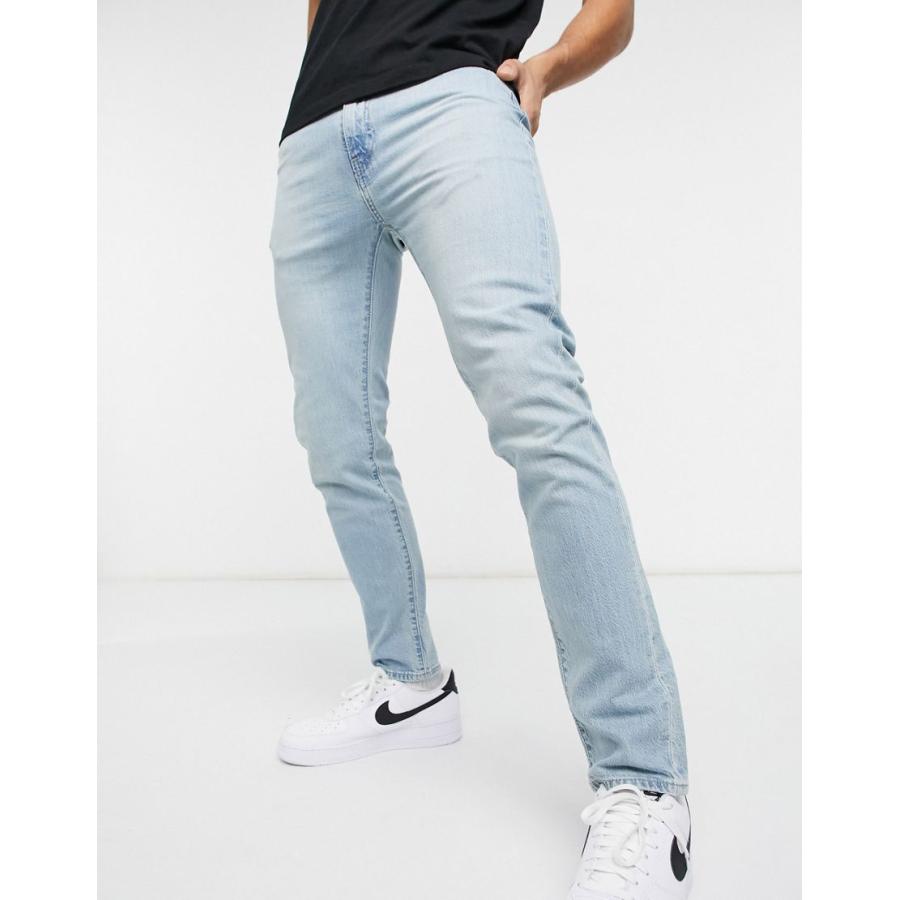 特売 リーバイス スキニー ジーンズ メンズ Levi S 510 Skinny Fit Jeans In Sideburns Tough Tings Light Wash エイソス Asos ブルー 青 新着商品 Cataractresearch Org