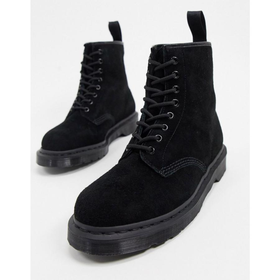 ドクターマーチン ブーツ メンズ Dr Martens 1460 Mono 8 Eye Boots In Black Suede エイソス Asos ブラック 黒 Proyabloko Pro