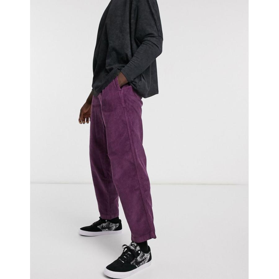 オベイ カーゴパンツ メンズ Obey Easy Corduroy Pants In Purple エイソス Asos パープル 紫 C Colors Kira 通販 Yahoo ショッピング