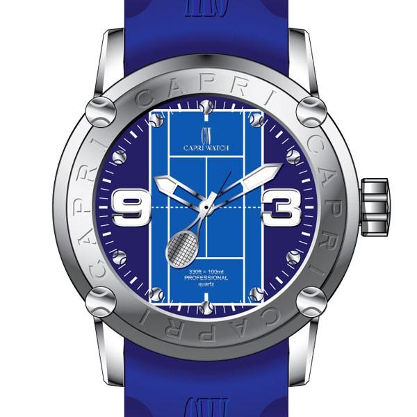 カプリウォッチ Capri Watch テニス 腕時計 ウォッチ ブルー Art. 5318 レディース メンズ ユニセックス 女性 男性 男女兼用  ペアウォッチ