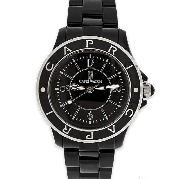 カプリウォッチ Capri watch ジェリーカラーズ 腕時計 SALE 56%OFF 最新入荷 ウォッチ ブラック Art. 並行輸入品 男性 女性 レディース ユニセックス メンズ 男女兼用 4685