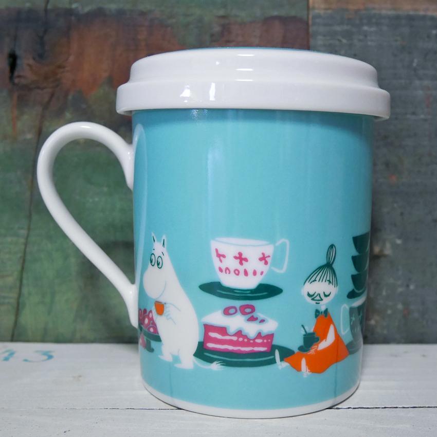MOOMIN（ムーミン） ふた付き マグカップ ティーメイト ブルー