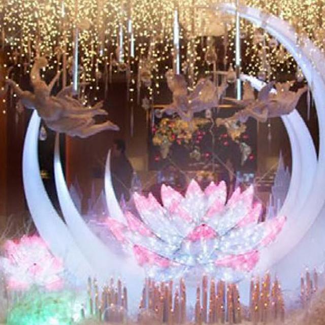 完動品 業務用 イルミネーション モチーフ 3D クリスマス 屋外 防雨 LED グランドフラワー ホワイトピンク (小) 【QGW9584393028】(33618円)