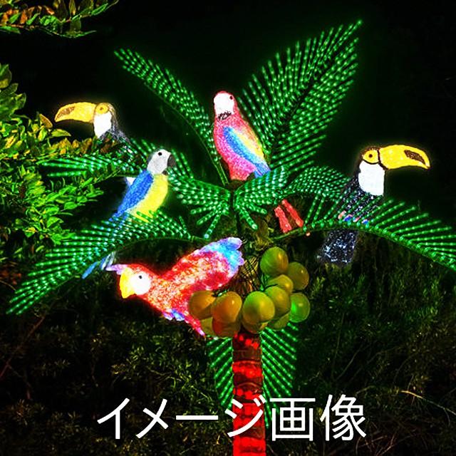 業務用 イルミネーション モチーフ ３D クリスマス 屋外 防雨 LED クリスタルグロー ルリコンゴウの画像