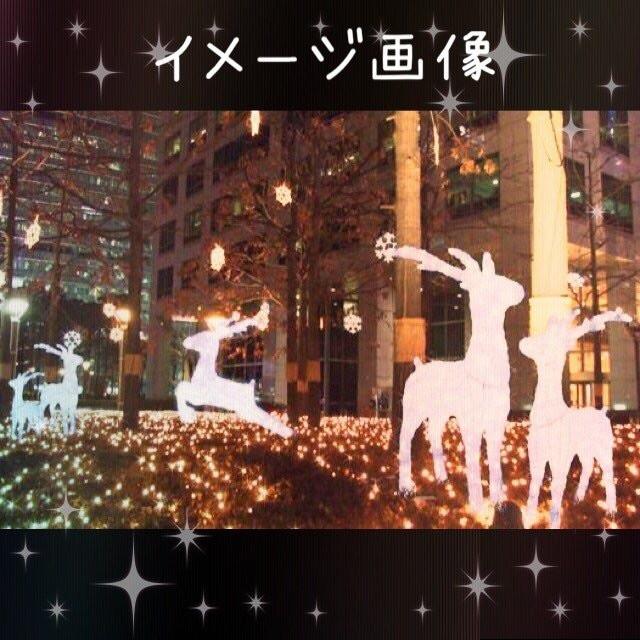 業務用 イルミネーション 大型モチーフ 3D クリスマス屋外 防雨 LED