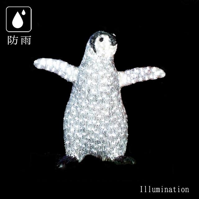 御役目用 照度 題材 ３D クリスマス 野外 防雨 LED クリスタルグロー ペンギン C 住宅設備-イルミネーションライト-屋外照明