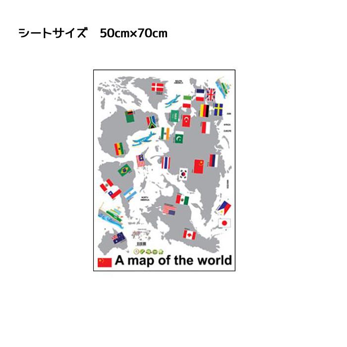 ウォールステッカー 世界地図 国旗 地図 子供部屋 カフェ モダン 風景トイレ 北欧 キッチン かっこいい マップ 知育｜colors-pro｜05