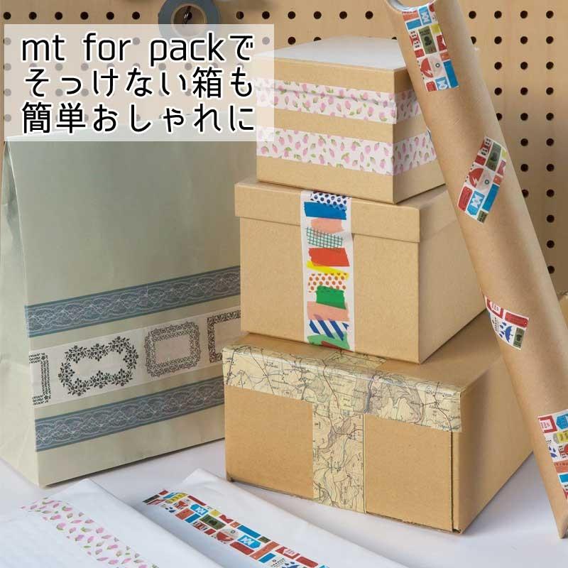 梱包用粘着テープ 45mm×15m巻 mt for pack 地図 ヴィンテージ