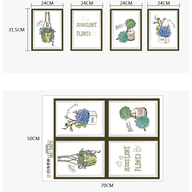 ウォールステッカー おしゃれ きれい 植物 額縁 フレーム イラスト グリーン 英字 壁飾り インテリアシール 壁デコシール Qz Hmn Diyインテリアのお店 Colorspro 通販 Yahoo ショッピング