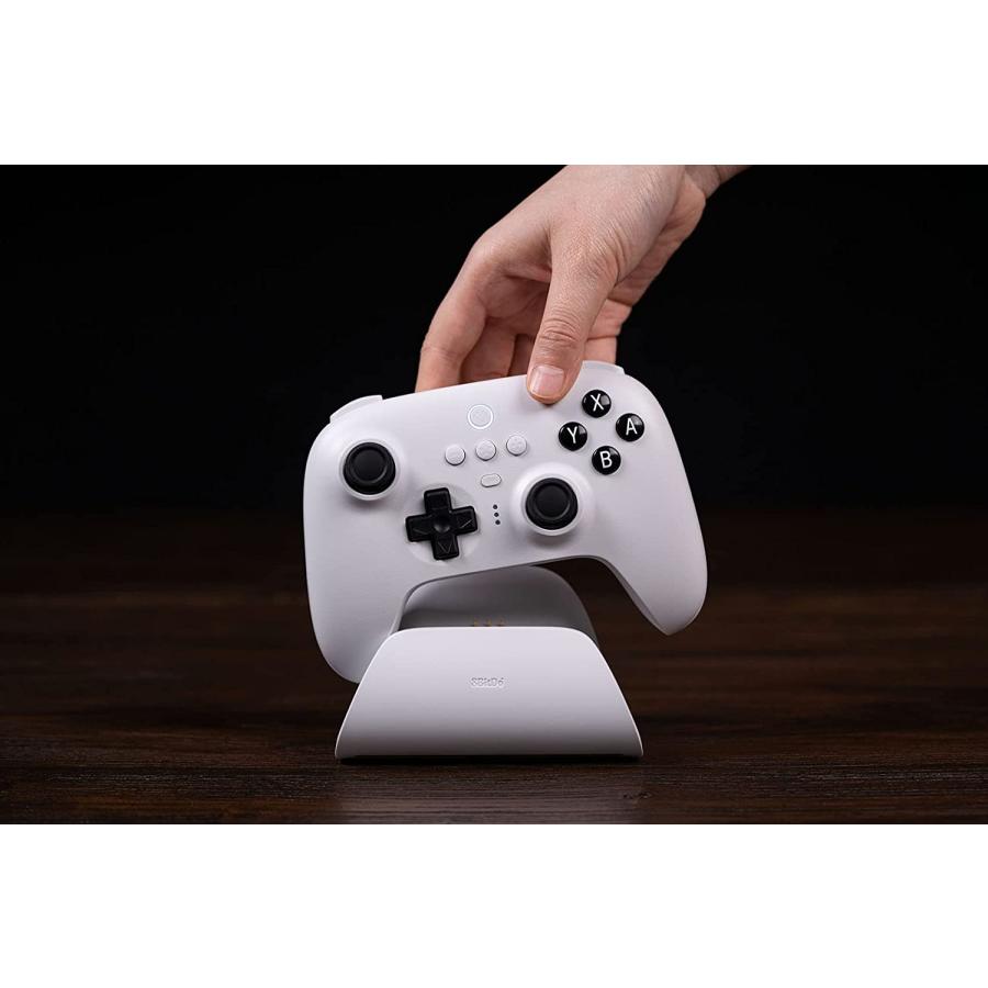8bitdo ultimate 充電ドックを備えたBluetoothコントローラー、スイッチ用のワイヤレスプロコントローラー、Windows、およびsteam Deck ホワイト 8bitdo ultimate 充電ドックを備えたBluetoothコントローラー、スイッチ用のワイヤレスプロコントローラー、Windows、およびsteam Deck ホワイト