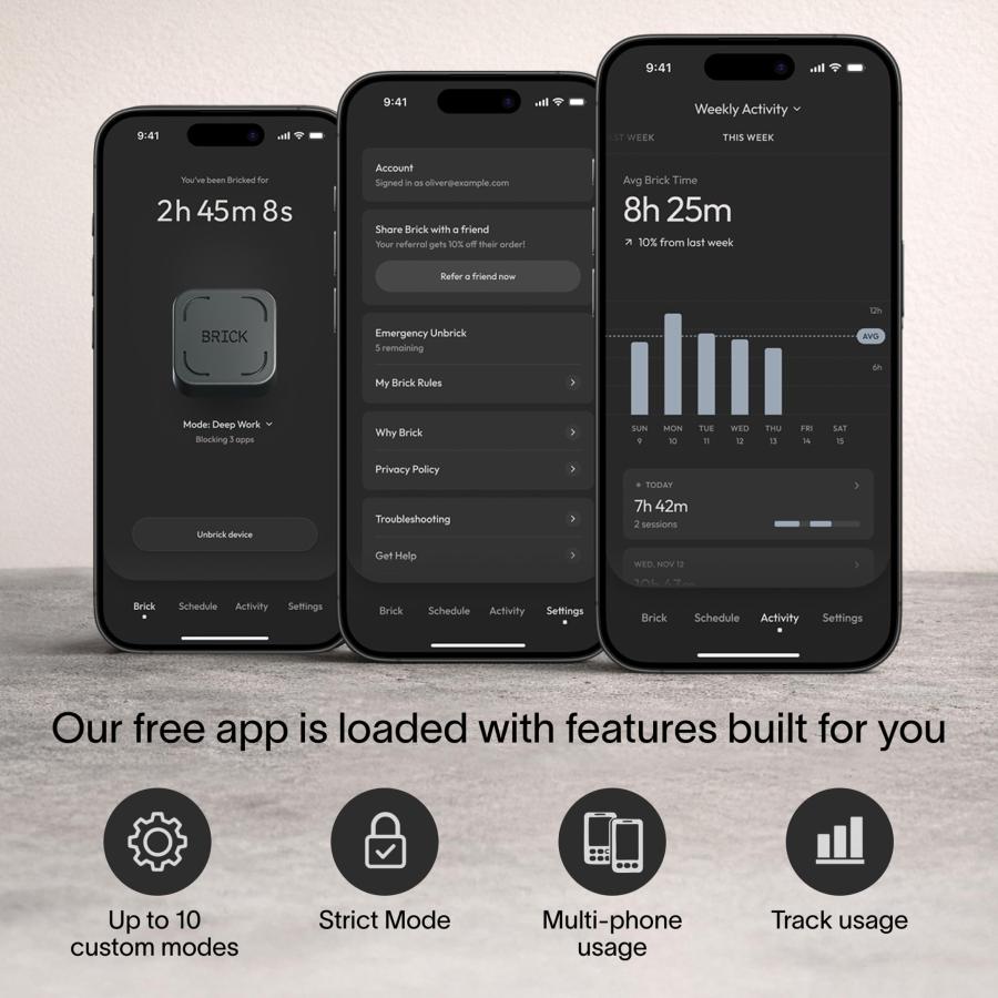 The Brick スマホ依存対策 スマートフォンアクセスブロッカー スマホ