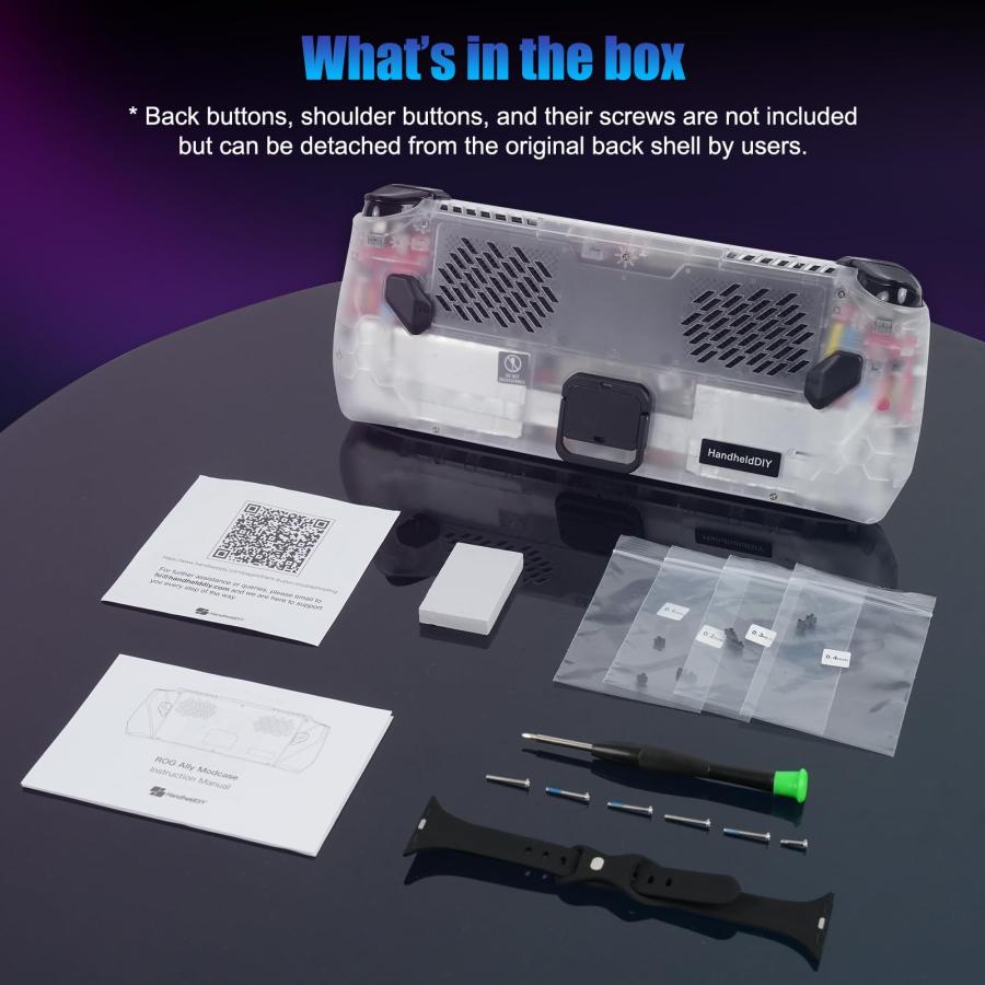 新品　熱管理　ROG Ally HandheldDIY ケース (半透明) 新品 熱管理 ROG Ally HandheldDIY ケース (半透明) ROG Ally