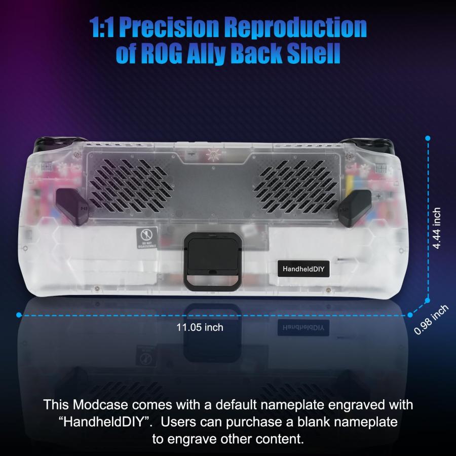 HandheldDIY Modcase for ROG Ally バックプレートアクセサリー 熱管理