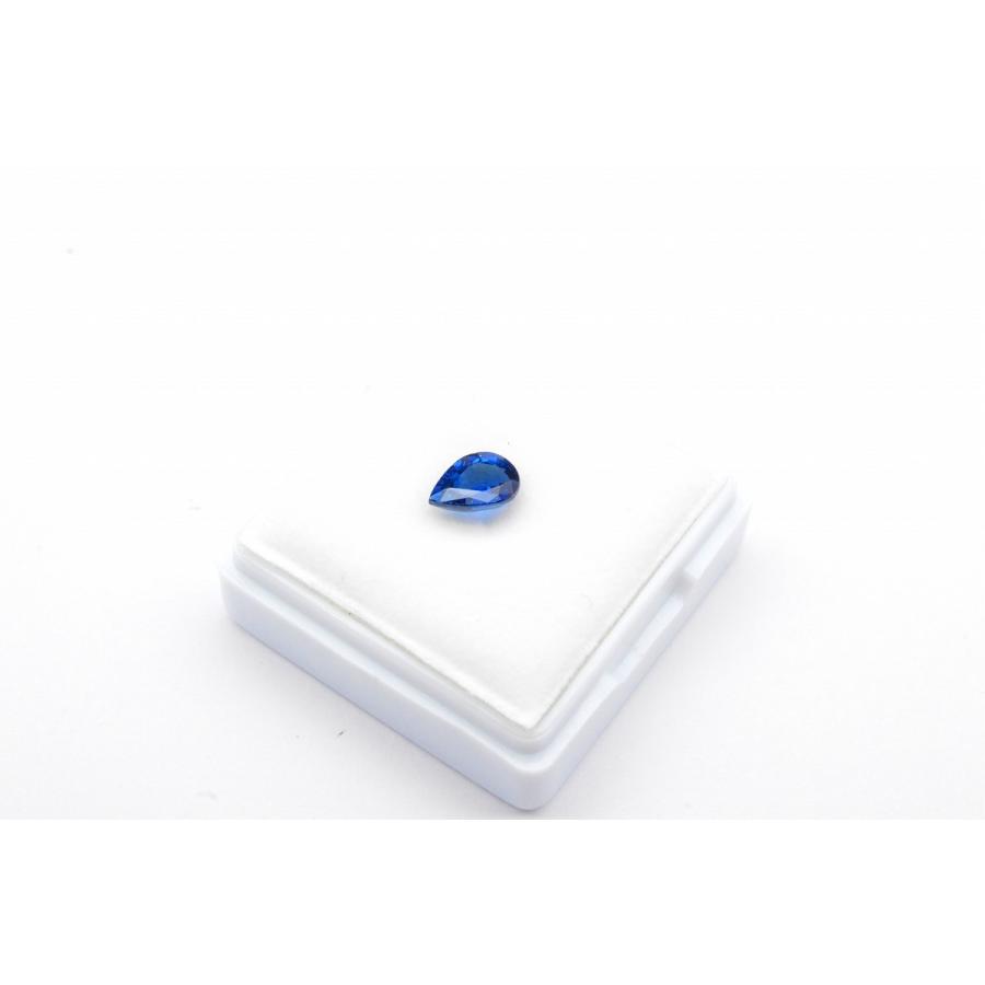 天然ブルーサファイア【コランダム】ルース 0.951ct ペアシェイプ CGL 