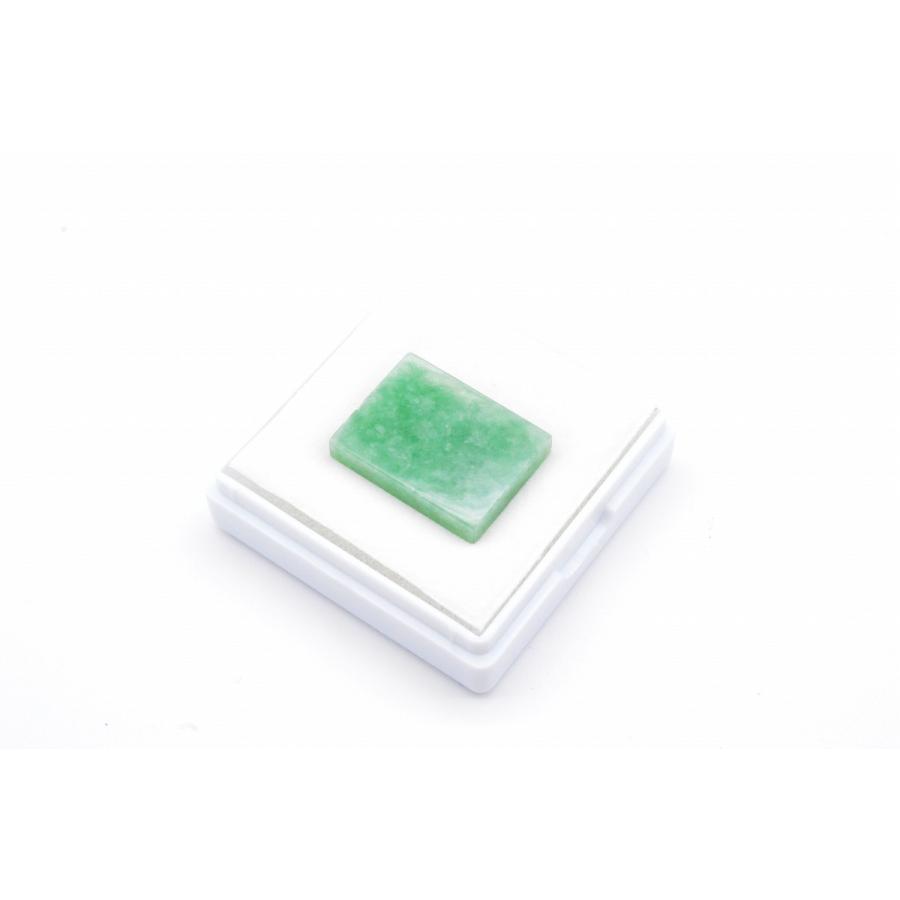天然翡翠【ジェイダイト】ルース 18.899ct 板 CGLソーティング 宝石 