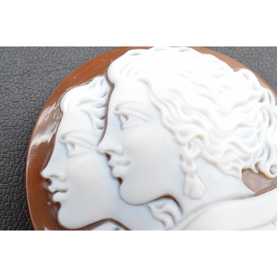 ◇パトリシア・パルラーティ◇シェルカメオ ルース 約50.06-49.88mm 約