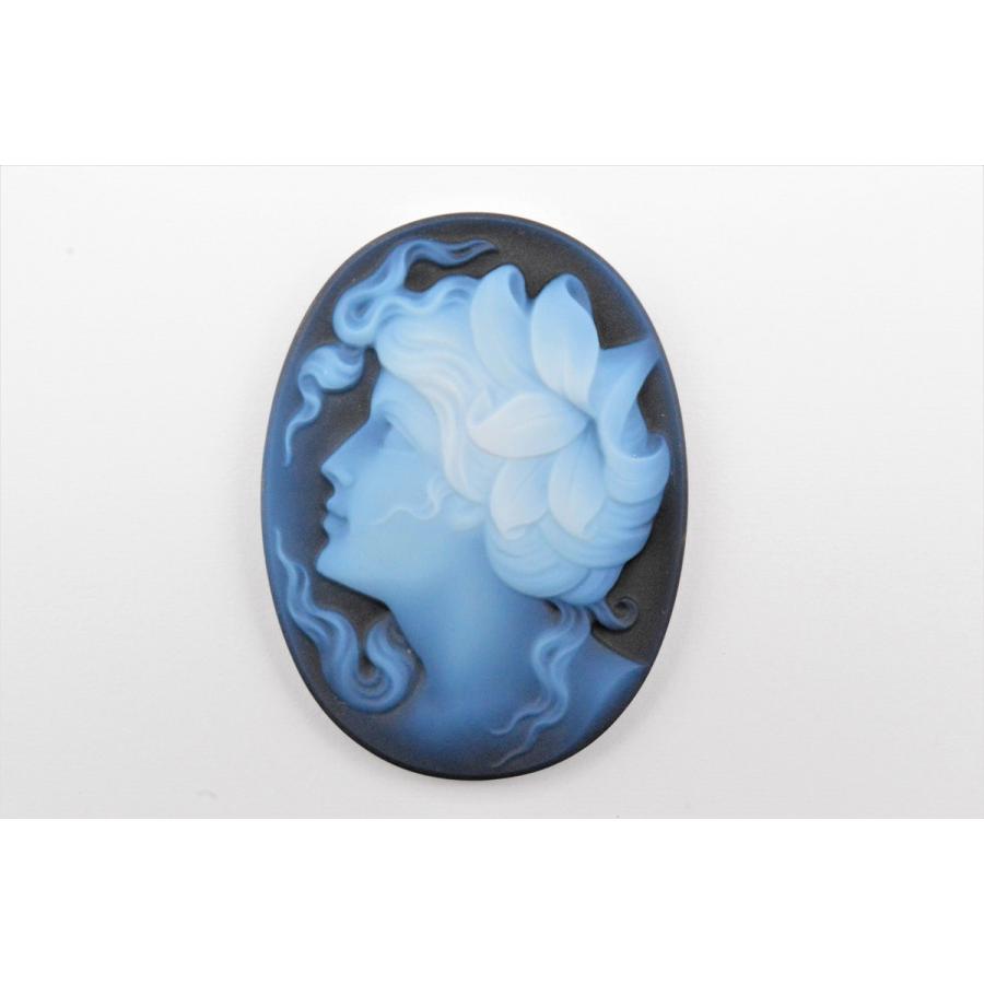 ストーンカメオ ルース 約39.88×29.91mm 約7.61g【38.05ct