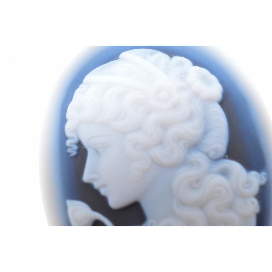 ストーンカメオ ルース 約44.97×32.91mm 約10.02g【50.1ct】 加工材料
