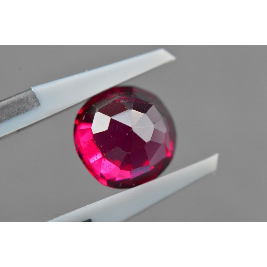 天然ロードライトガーネット ルース 約2.773ct GRJソーティング付き 