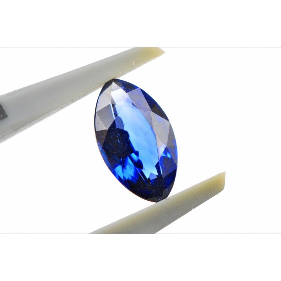 天然ブルーサファイア【コランダム】ルース 約1.003ct マーキス GRJ 