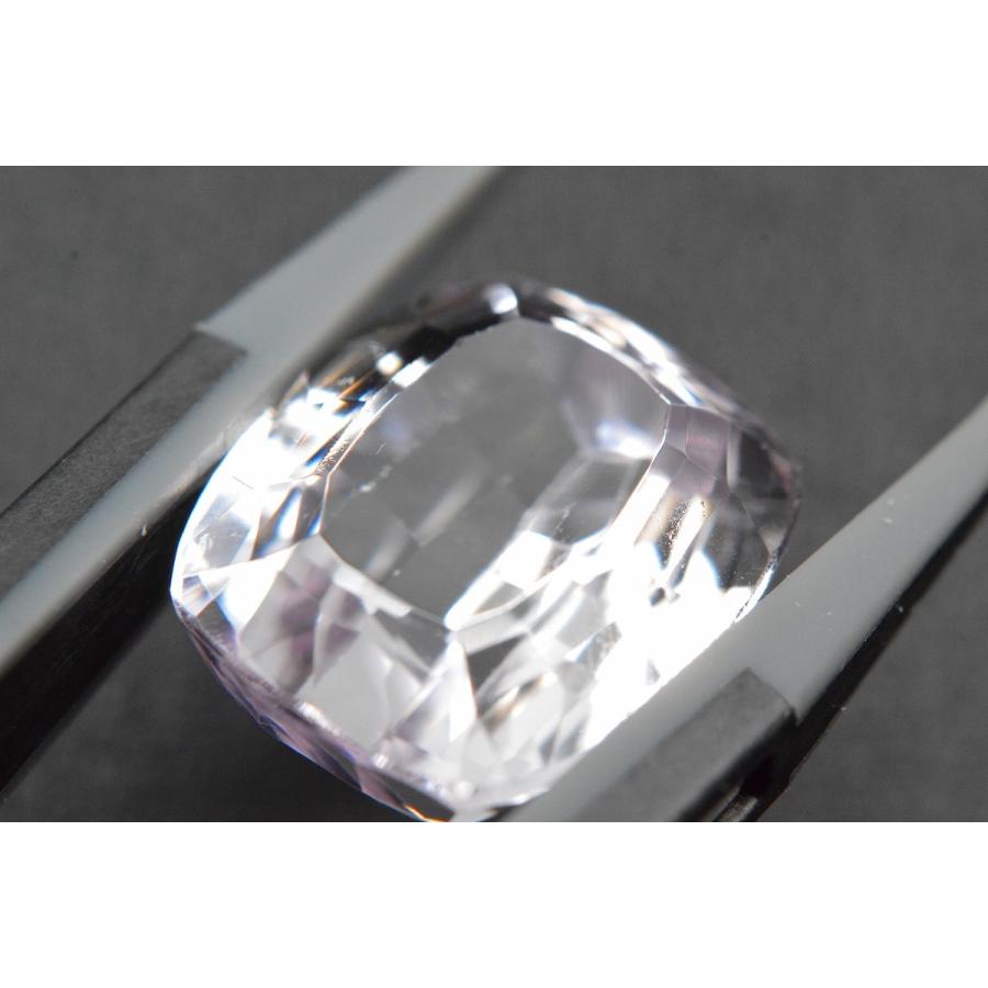 天然クンツァイト【スポデューメン】ルース 約10.383ct クッション GRJ 