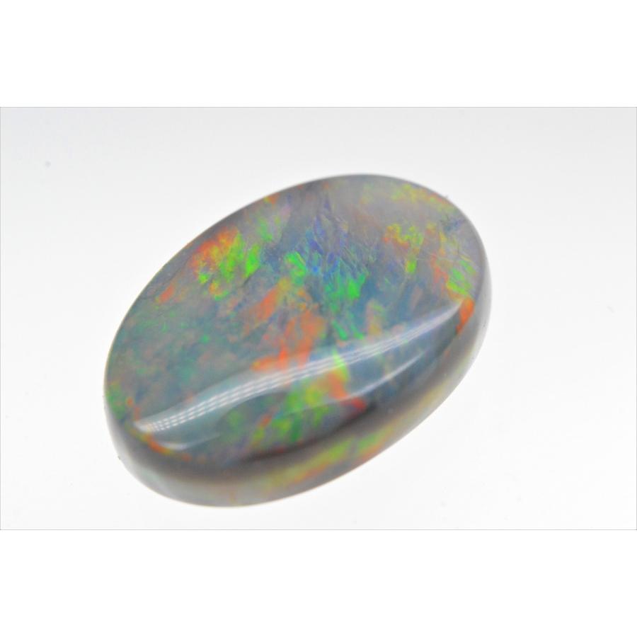 天然ブラックオパール【リバーシブル】ルース 約5.381ct 遊色 