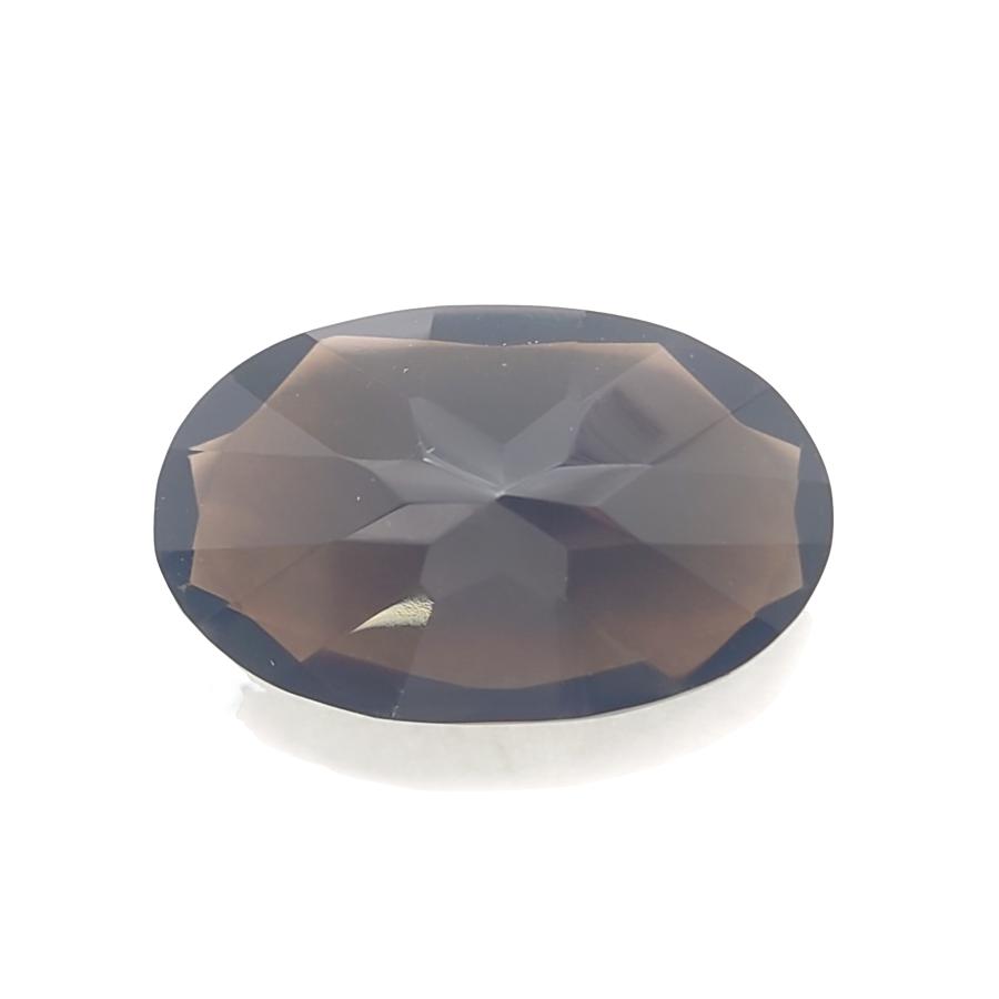 天然スモーキークォーツ ルース 51.284ct オーバル GRJソーティング 