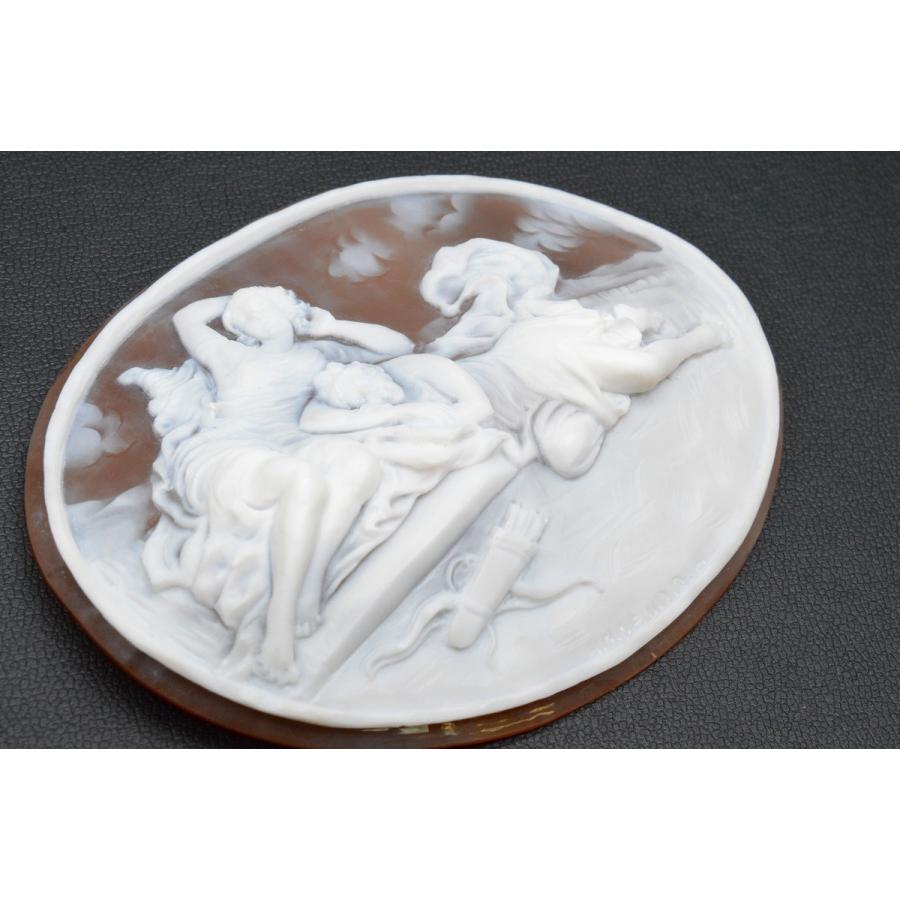 ◇アメンドーラ◇シェルカメオ ルース 約85.50×65.58mm 約28.12g 