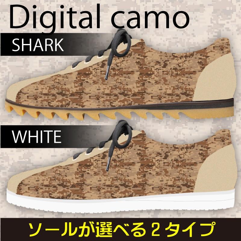 スニーカー　ローカット　デジタル迷彩柄 Model:メンズSN-L17SS-10 | 