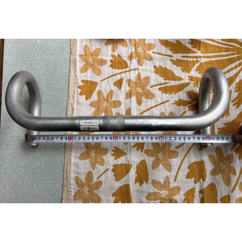 NITTO Mod.165（鉄仮面彫刻） ビンテージハンドル（W385mm）中古 レトロ 自転車 ハンドルバー 日東 オリンピアード NITTO OLYMPIADE 114